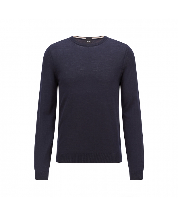 BOSS sweatshirt i navy til herre