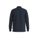 BOSS langærmet poloshirt med økologisk bomuld i navy til herre