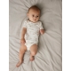 Name It 3pak Bodystocking i beige og hvid med giraffer til baby