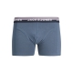 Jack & Jones 3pak multifarvet boksershorts i blå nuancer til herre