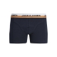 Jack & Jones 3pak multifarvet boksershorts i blå nuancer til herre