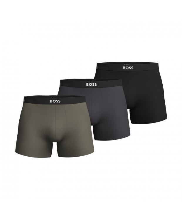 BOSS 3pak boxershorts i mørke nuancer til herre