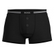 BOSS underbukser/boxershorts m. knapper i sort til herre