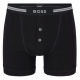 BOSS underbukser/boxershorts m. knapper i sort til herre
