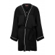 HUGO satina kimono i sort til kvinder
