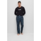 BOSS luxury pyjamas i blåstribet mønster til herre - Gaveæske