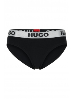 HUGO breif i sort m. logo til kvinder