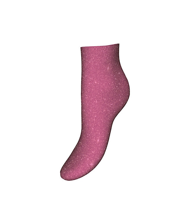 HUGO strømper i pink m. glimmer til kvinder