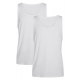 Urban Quest bambus tanktop 2-pak i hvid til herre