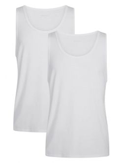 Urban Quest bambus tanktop 2-pak i hvid til herre