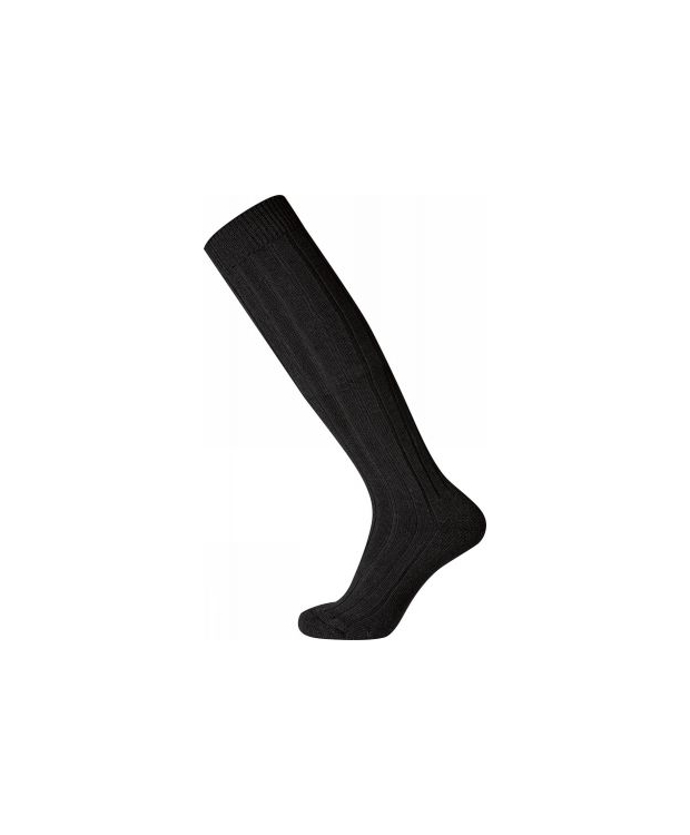 Egtved Strømper Wool Kneehigh Sock Sort Str 40/45 Herre