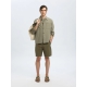 Selected Seersucker Shorts i grøn til herre