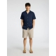 Selected Seersucker Shorts i sand til herre