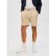 Selected Shorts i beige til herre