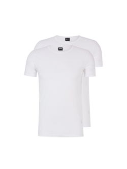 BOSS 2pak T-shirts med rund hals i hvid til herre