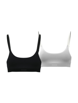 HUGO 2pak bralette i sort til kvinder