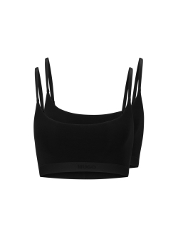 HUGO 2pak bralette i sort til kvinder