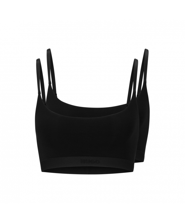 HUGO 2pak bralette i sort til kvinder