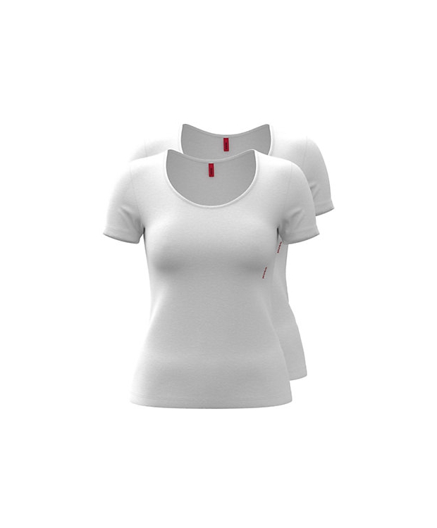 HUGO 2-pak T-shirts i Hvid til Kvinder - OUTLET
