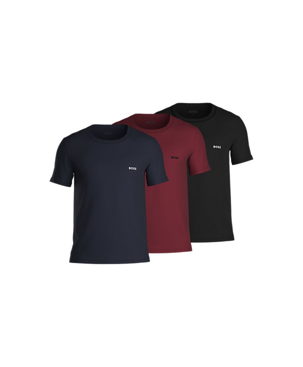 BOSS 3-pak T-shirts i Mørke Nuancer til Mænd