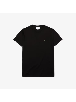Lacoste T-shirt i sort til herre | Regular fit