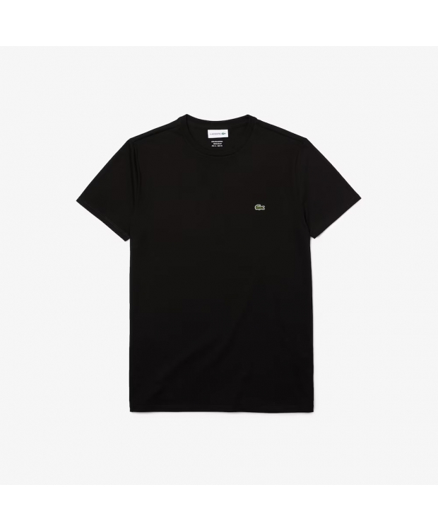 Lacoste T-shirt i sort til herre | Regular fit