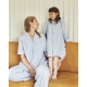 JBS of Denmark Women blåstribede bambus-pyjamasbukser til kvinder – aktive størrelser XS-XXL