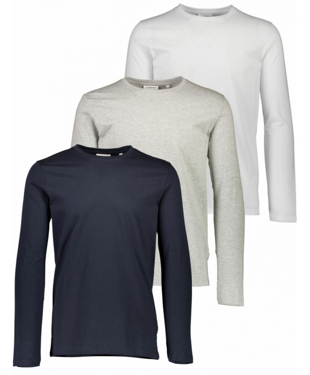 Lindbergh 3pak T-shirt i multifarvet til herre