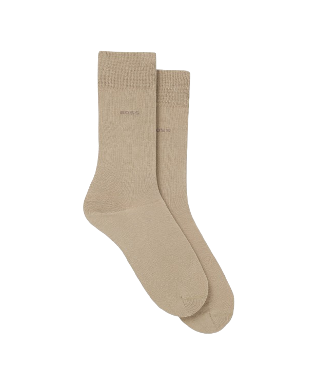 BOSS bomuldsstrømper i beige til herre