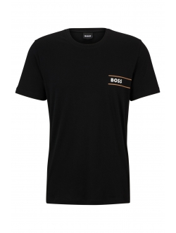 BOSS t-shirt i sort m. logo til herre