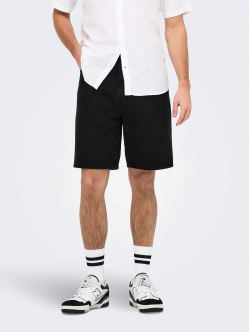 ONLY & SONS Denim shorts i sort til herre