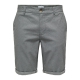 ONLY & SONS regular fit shorts i pinstripe grå til herre