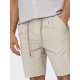 ONLY & SONS Shorts Regular fit i beige til herre