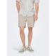 ONLY & SONS Shorts Regular fit i Silver Lining til herre