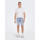 ONLY & SONS Denim shorts i Lyseblå til herre