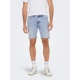 ONLY & SONS Denim shorts i Lyseblå til herre