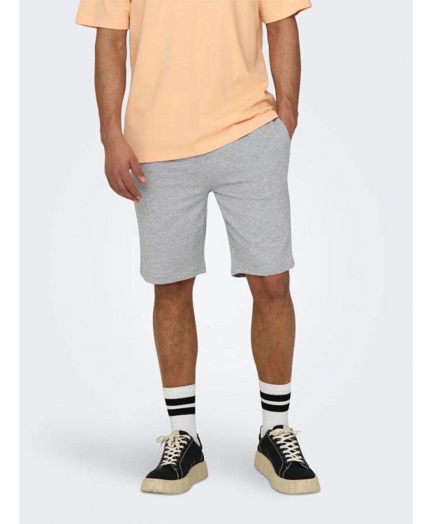 ONLY og SONS Shorts Regular fit i Lysegrå til herre