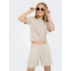 KIDS ONLY KOGSIESTA shorts i beige til piger