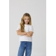 KIDS ONLY top KOGMAIKEN  i hvid til piger