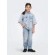 KIDS ONLY WIDE denim bukser i light blue til piger