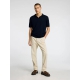 Selected strikket pullover polo i navy til herre
