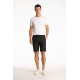 Lindbergh hør shorts i sort til herre