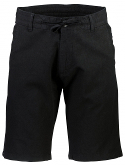 Lindbergh hør shorts i sort til herre