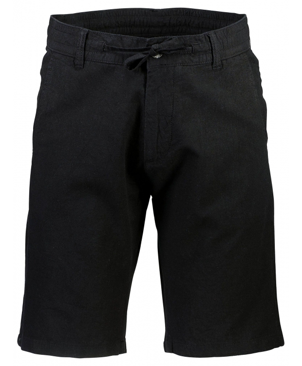 Lindbergh hør shorts i sort til herre