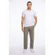 Lindbergh linen blend herringbone bukser i army til herre