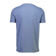 Lindbergh T-shirt med Crew neck i blå til herre