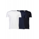Lindbergh 3pak Basic t-shirt med print til herre