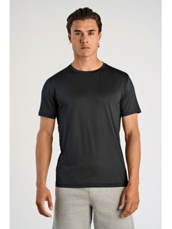 Lindbergh Fastdry T-Shirt i sort til herre
