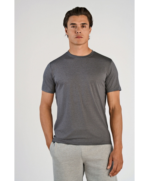 Lindbergh Fastdry T-Shirt i grå til herre