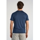 Lindbergh Fastdry T-Shirt i navy til herre